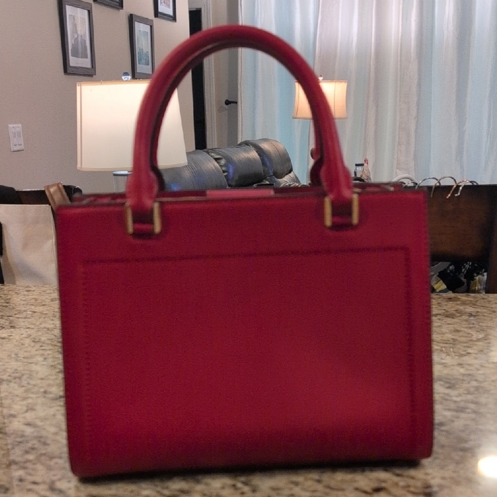 Michael Kors Red Handbag - Picture 3 of 7